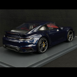 Porsche 911 Turbo S Type 992 2021 Nachtblau metallic 1/18 Schuco 450052500