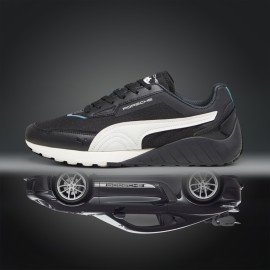 Porsche Shoes 911 Shoes Puma Speedfusion Sneaker Black / White 307778-01 - men