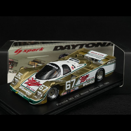 Miniature Spark Porsche 962 - Vainqueur Lime Rock 1985 - Échelle 1/43 - Résine - Limitée 400 Pcs