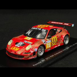 Porsche 911 GT3 RSR Type 997 n° 75 24h Le Mans 2009 Endurance Asia Team 1/43 Spark S1953