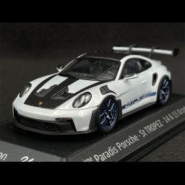 Porsche 911 GT3 RS Type 992 2023 Weissach Package Ice Grey Metallic Porsche St Tropez 2023 1/43 Spark﻿ WAP0201530P002