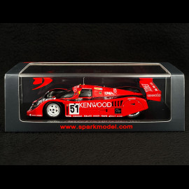 Porsche 962 CK6 Nr 51 Platz 7. 24h Le Mans 1996 Kremer Racing 1/43 Spark S9891