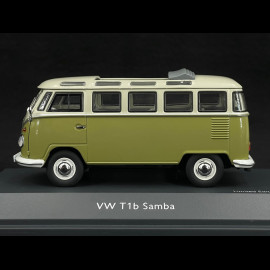 Volkswagen Combi Transporter T1b Minibus 1962 Green / Grey 1/43 Schuco 450359200