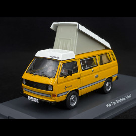 Volkswagen Combi Transporter T3a Westfalia Camper 1979 Gelb / Weiß 1/43 Schuco 450359300
