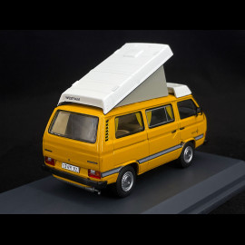 Volkswagen Combi Transporter T3a Westfalia Camper 1979 Gelb / Weiß 1/43 Schuco 450359300