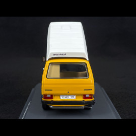 Volkswagen Combi Transporter T3a Westfalia Camper 1979 Gelb / Weiß 1/43 Schuco 450359300