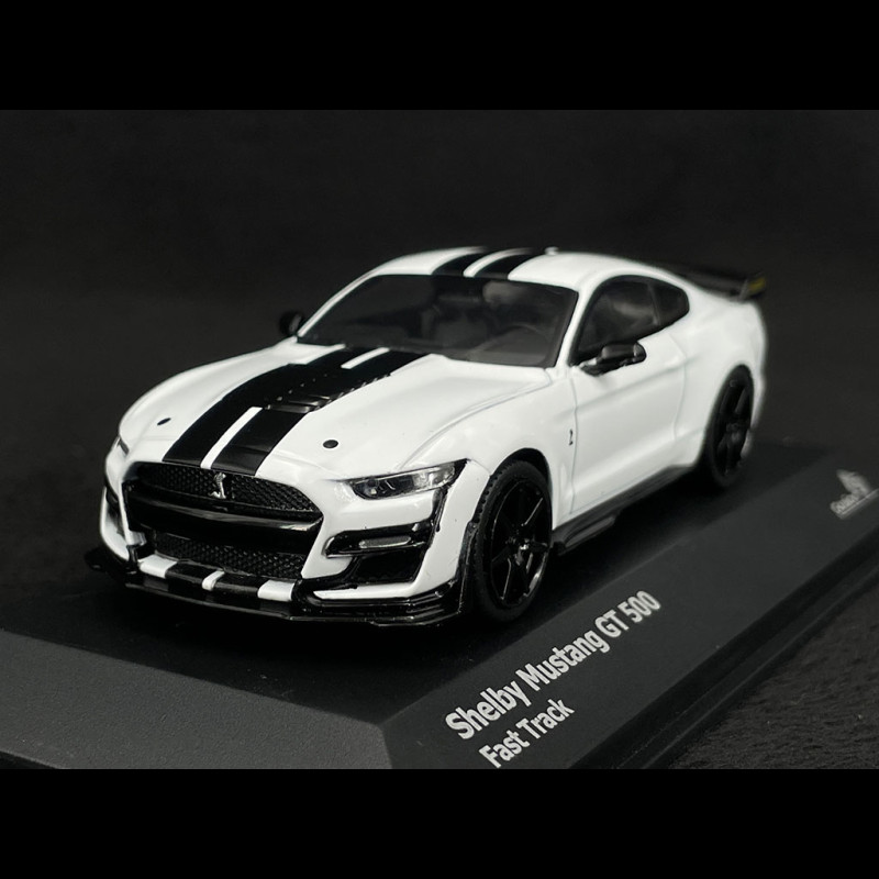 SOLIDO - Voiture Miniature She Mustang GT500 2020 - Échelle 1/43 - Blanche Et Noire