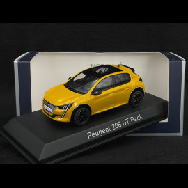 Peugeot 208 GT Pack 2022 Farogelb 1/43 Norev 472835