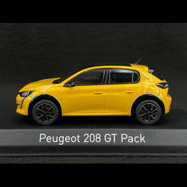 Peugeot 208 GT Pack 2022 Faro Yellow 1/43 Norev 472835