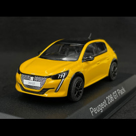 Peugeot 208 GT Pack 2022 Faro Yellow 1/43 Norev 472835