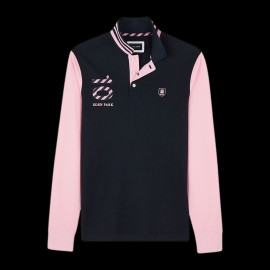 Eden Park Polo shirt Long sleeves Number 10 Pink / Blue H23MAIPL0019 - men