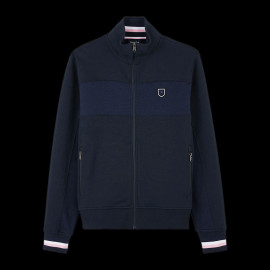 Eden Park Jacket Une Deux Softshell Sweatshirt Dark blue H23MAISW0007 - men