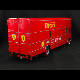 Fiat OM 150 Rolfo Ferrari race transporter 1967 red 1/18 CMR CMR176