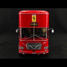 Fiat OM 150 Rolfo Ferrari race transporter 1967 red 1/18 CMR CMR176