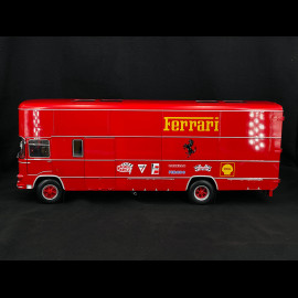 Fiat OM 150 Rolfo Ferrari race transporter 1967 red 1/18 CMR CMR176