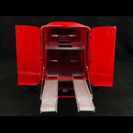 Fiat OM 150 Rolfo Ferrari race transporter 1967 red 1/18 CMR CMR176