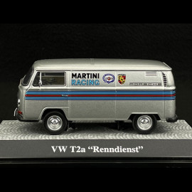 Volkswagen Combi Transporter T2a Renndienst Martini Racing 1968 Grey 1/43 Premium ClassiXXs 11258