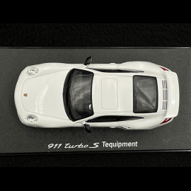 Porsche 911 Turbo S Tequipment Type 997 2011 Carraraweiß 1/43 Minichamps WAP0200290C
