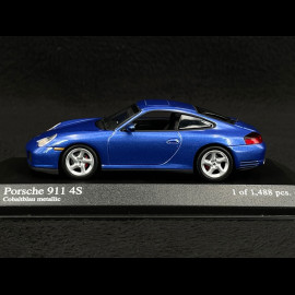 Porsche 911 Carrera 4S Type 996 2001 Cobalt blue metallic 1/43 Minichamps 400061074