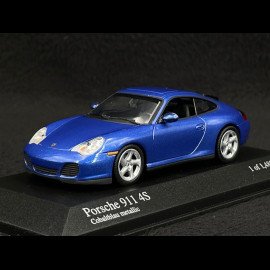 Porsche 911 Carrera 4S Type 996 2001 Cobalt blue metallic 1/43 Minichamps 400061074