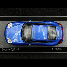 Porsche 911 Carrera 4S Type 996 2001 Cobalt blue metallic 1/43 Minichamps 400061074