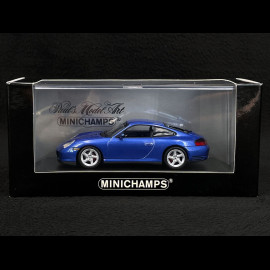 Porsche 911 Carrera 4S Type 996 2001 Cobalt blue metallic 1/43 Minichamps 400061074