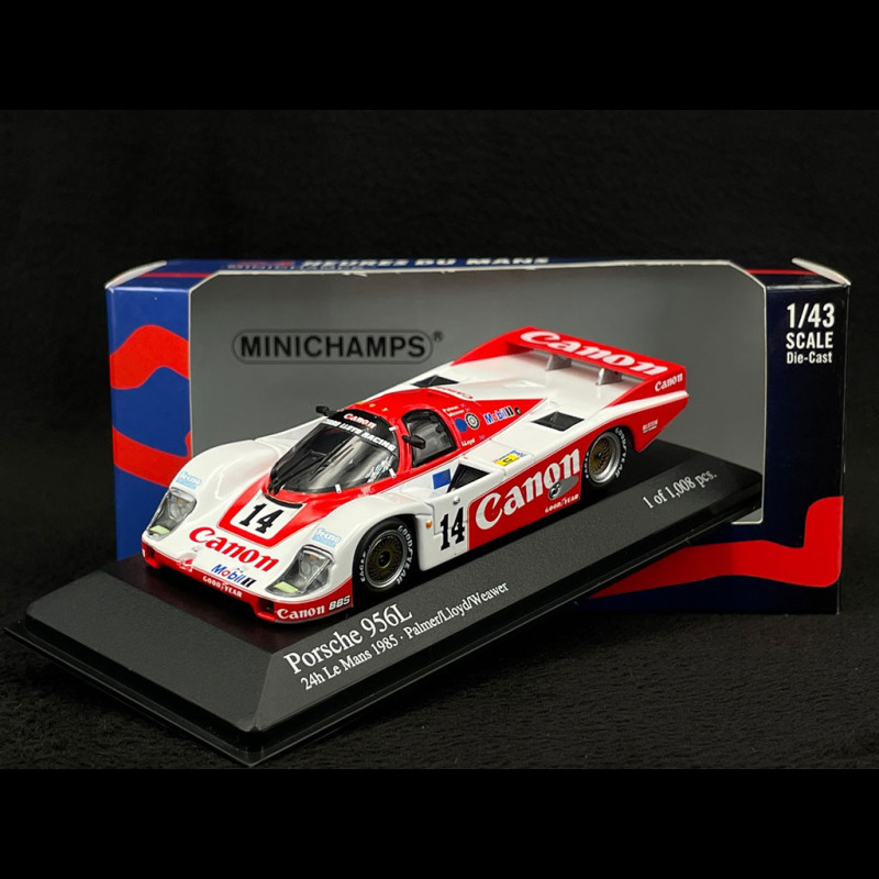 Porsche 956 L n° 14 2nd 24h Le Mans 1985 Canon-Gti Racing 1/43 Minichamps 430856514 Porsche 956 L n° 14 2nd 24h Le Mans 1985 Canon-Gti Racing 1/43 Minichamps 430856514