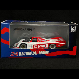 Porsche 956 L n° 14 2nd 24h Le Mans 1985 Canon-Gti Racing 1/43 Minichamps 430856514 Porsche 956 L n° 14 2nd 24h Le Mans 1985 Canon-Gti Racing 1/43 Minichamps 430856514