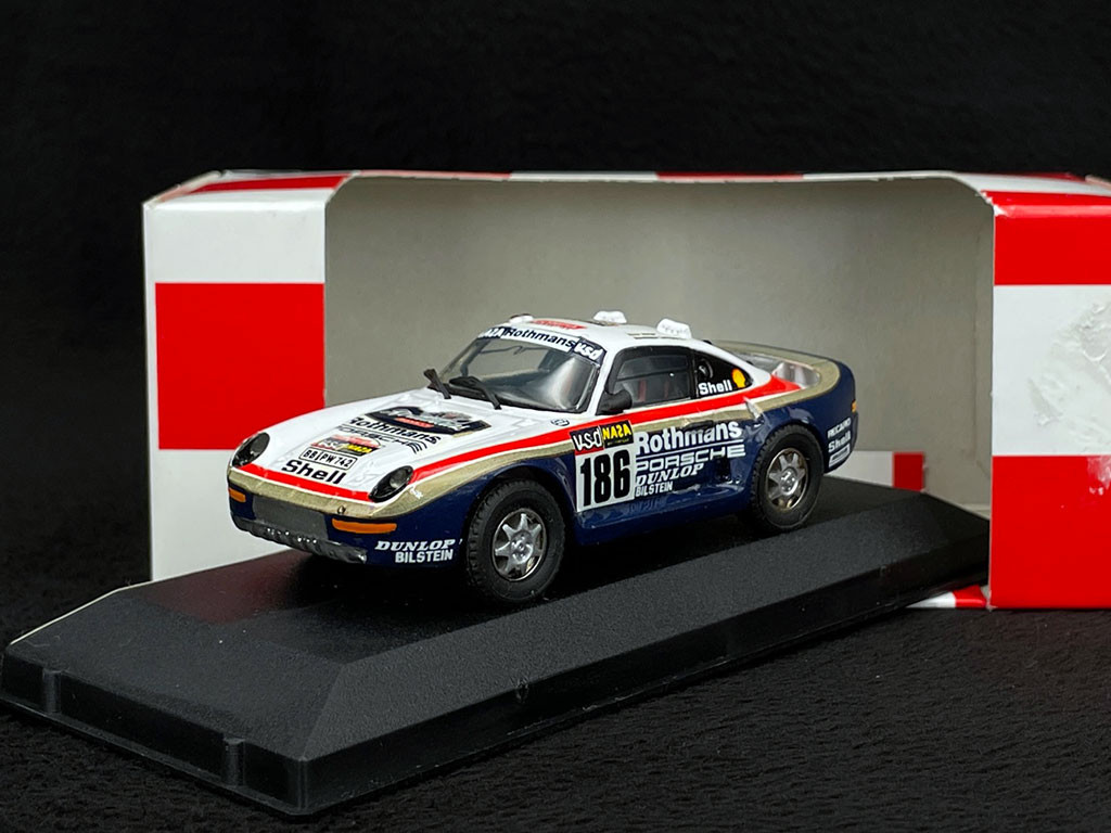 Porsche 959 Nr 186 Sieger Paris-Dakar 1986 Rothmans 1/43 Starter