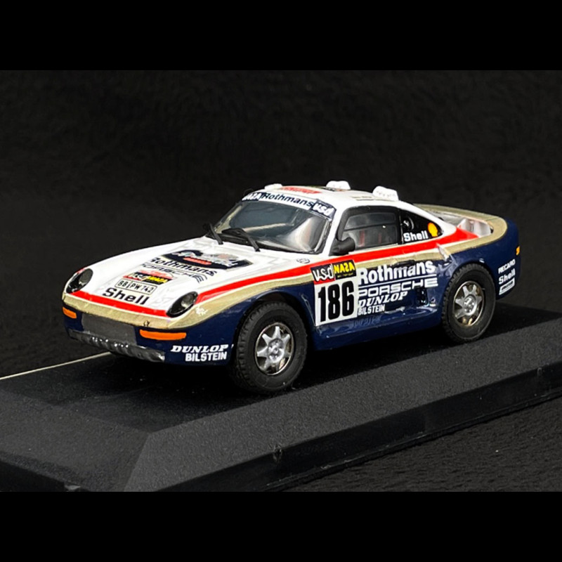 Porsche 959 Nr 186 Sieger Paris-Dakar 1986 Rothmans 1/43 Starter R121 ...