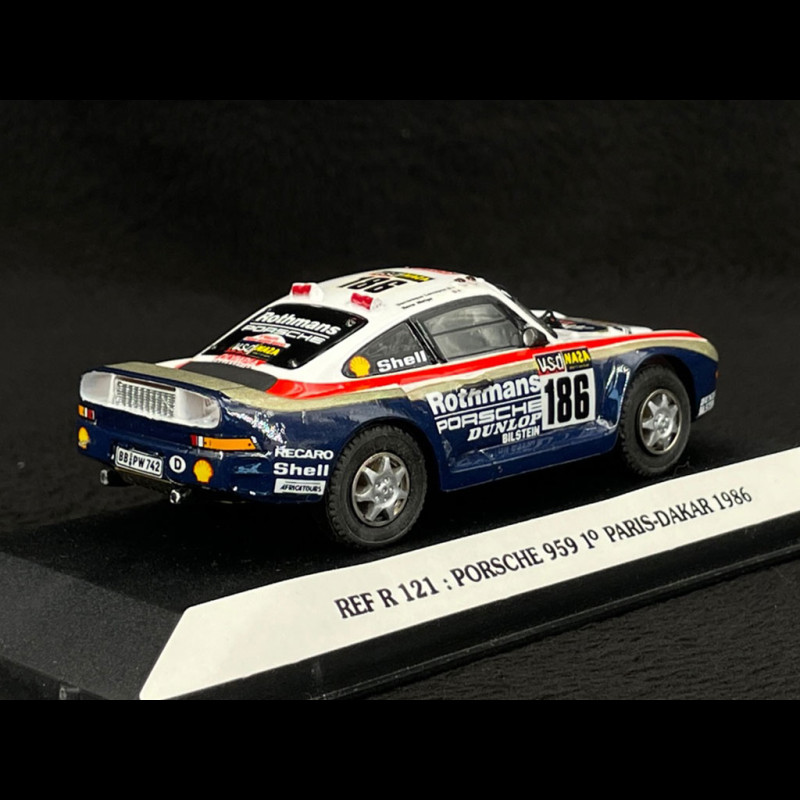 Porsche 959 n° 186 Winner Paris-Dakar 1986 Rothmans 1/43 Starter