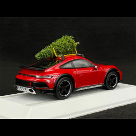 Porsche 911 Dakar Type 992 2022 with Christmas Tree Red 1/43 Spark WAP0200020RXMS
