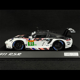 Porsche 911 RSR Type 991 n° 91 8h Bahrein 2022 1/43 Spark WAP0209030RRSR