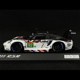 Porsche 911 RSR Type 991 n° 92 3. 8h Bahrein 2022 1/43 Spark WAP0209040RRSR