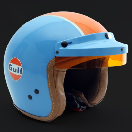 Gulf Helmet cobalt blue / orange