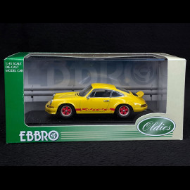 Porsche 911 Carrera RS 1973 Yellow / Red 1/43 Ebbro 263