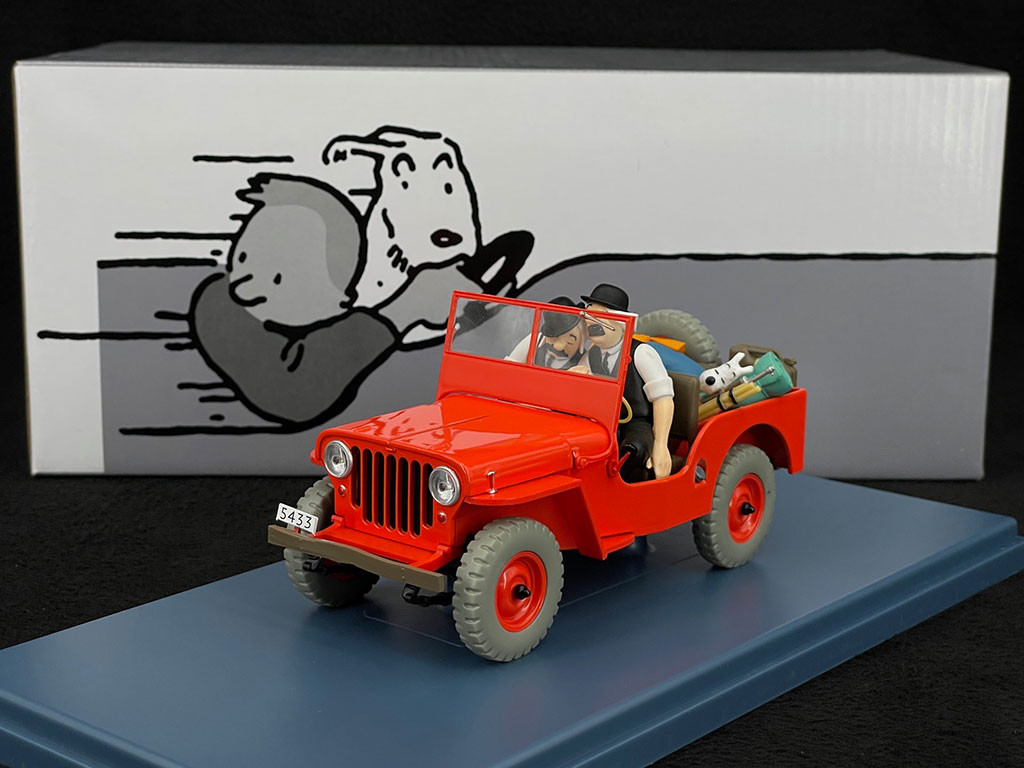 Tintin The Thompson and Thomson's Jeep - Land Of The Black Gold