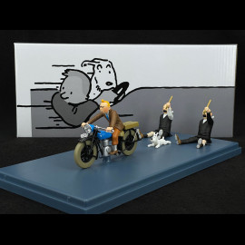 Tintin Tintin's motorcycle - King Ottokar's Sceptre - Blue 1/24 29956