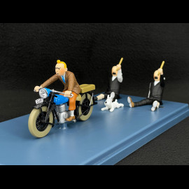 Tintin Tintin's motorcycle - King Ottokar's Sceptre - Blue 1/24 29956