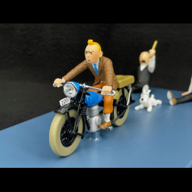 Tim Tintins Motorrad - Köning Ottokars Zepter - Blau 1/24 29956