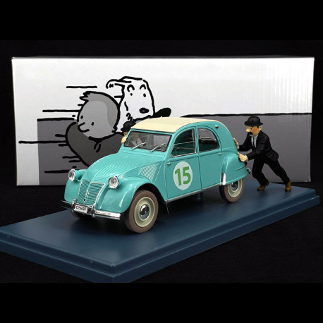 Tintin The 2cv of the Rally - The Red Sea Sharks - Blue 1/24 29954