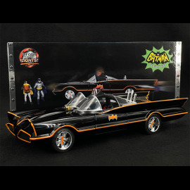 Batmobile Batman Movie Batman 1966 with light and Figure Black 1/18 Jadatoys 98625