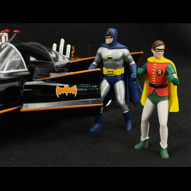 Batmobile Batman Film Batman 1966 mit Figur Schwarz 1/18 Jadatoys 98625