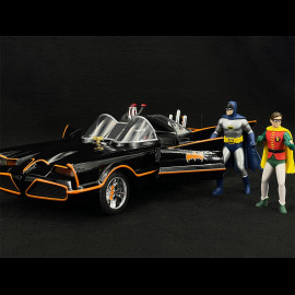 Batmobile Batman Film Batman 1966 mit Figur Schwarz 1/18 Jadatoys 98625