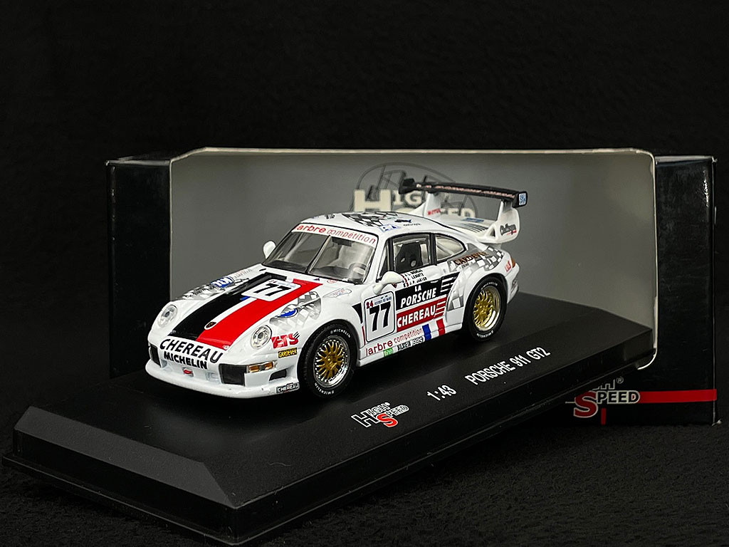 Porsche 911 GT2 type 993 n° 77 24h Le Mans 1997 Larbre Compétition