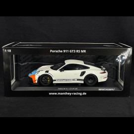 Porsche 911 GT3 RS MR Manthey Racing Type 991 2020 Weiß / Gulf 1/18 Minichamps MR-911-GT3RS-1806