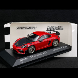 Porsche 718 Cayman GT4 RS 2021 Indischrot / Schwarz 1/43 Minichamps 413069716