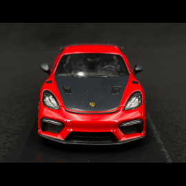 Porsche 718 Cayman GT4 RS 2021 Indischrot / Schwarz 1/43 Minichamps 413069716