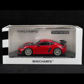 Porsche 718 Cayman GT4 RS 2021 Guards Red / Black 1/43 Minichamps 413069716