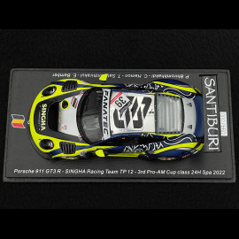 Porsche 911 GT3 R n° 39 24h Spa 2022 SINGHA Racing 1/43 Spark SB519